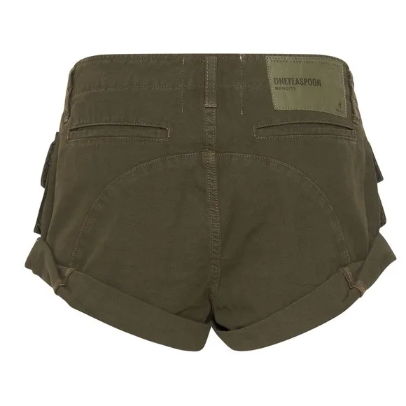 Free People OneTeaspoon Cadet Bandits Low-Waist Shorts