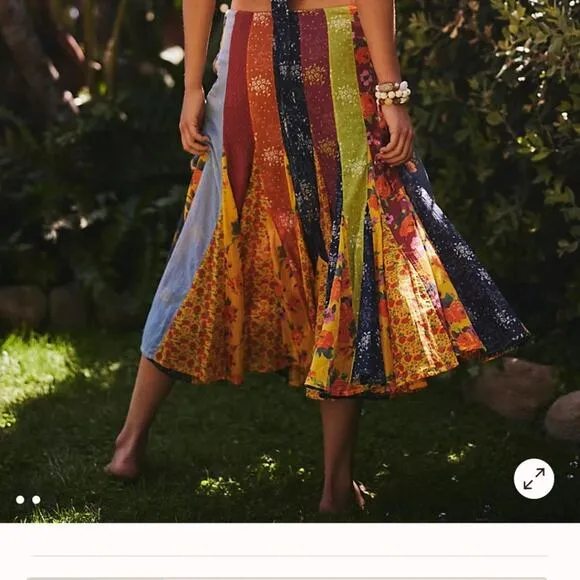 Free people pierced skirt sz 2