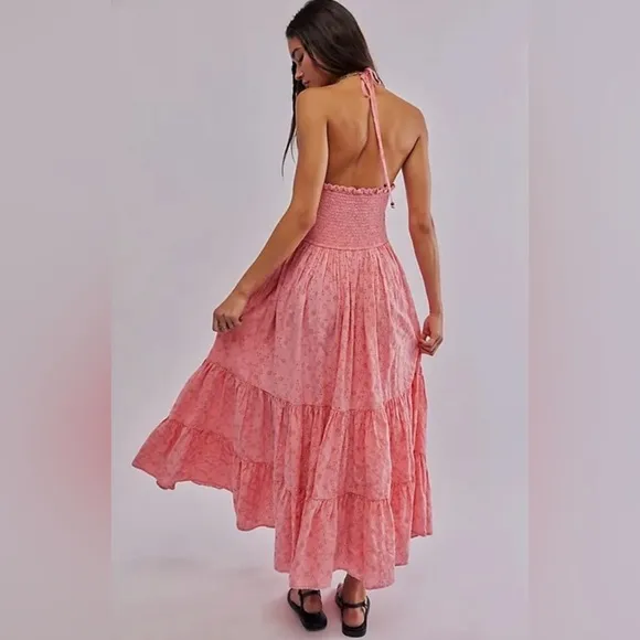 Free People Pintuck Paradise Maxi Dress