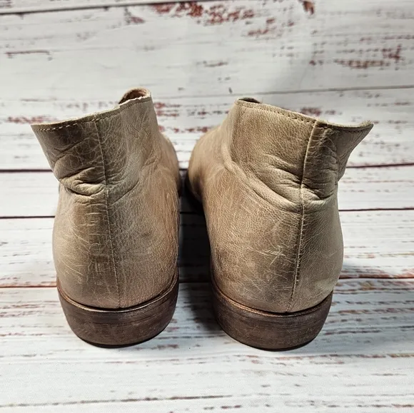 Free People taupe Royale leather flats