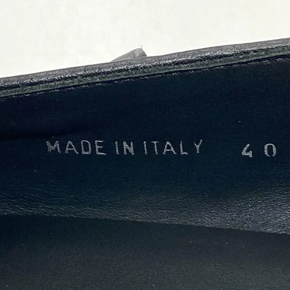 Frette By Harrys London EU 40, US 9 Gray Suede Shoes Drivers Loafer Apron Toe
