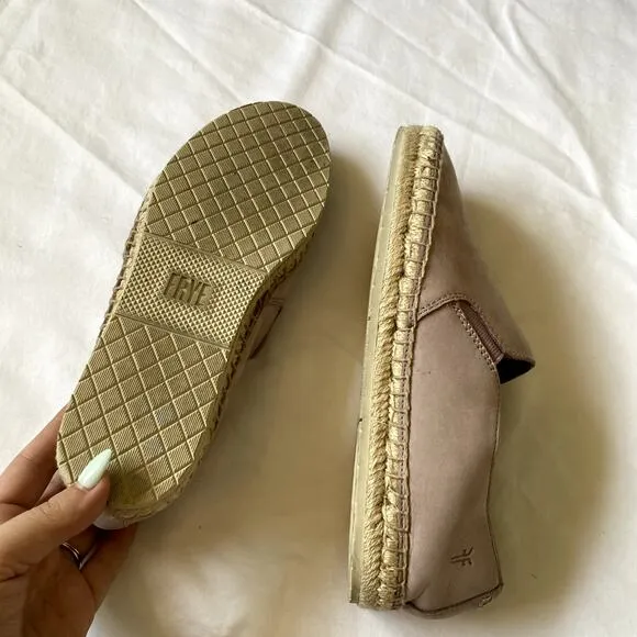 Frye 7.5 light pink  Espadrille Flats