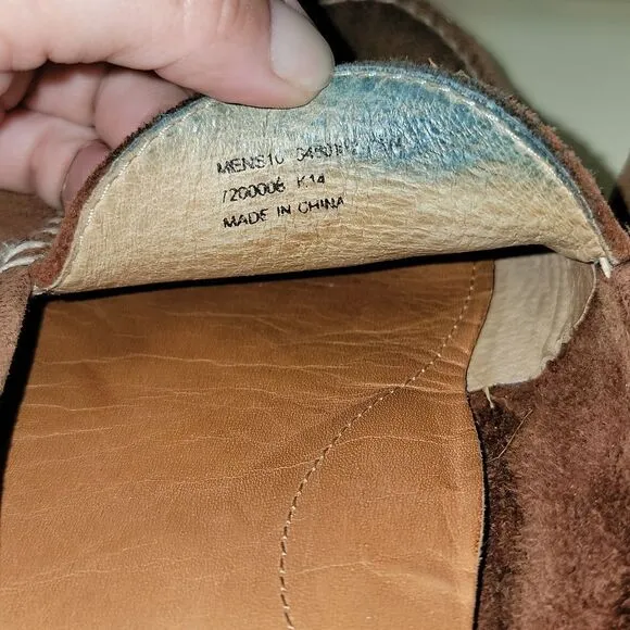 Frye Mason Venetian Elk Slip On Leather Loafers Mens Size 10