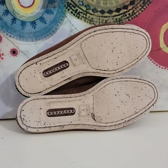 Frye Mason Venetian Elk Slip On Leather Loafers Mens Size 10