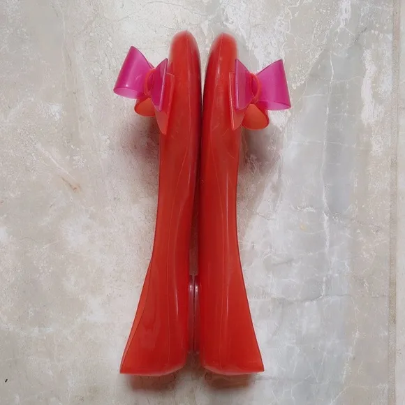 Furla Candy Jucca Jelly Ballet Bow Flats 37 v-day 6.5