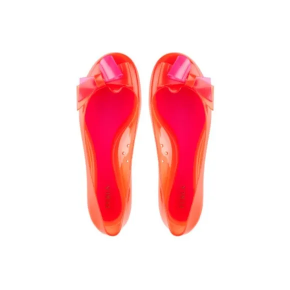 Furla Candy Jucca Jelly Ballet Bow Flats 37 v-day 6.5