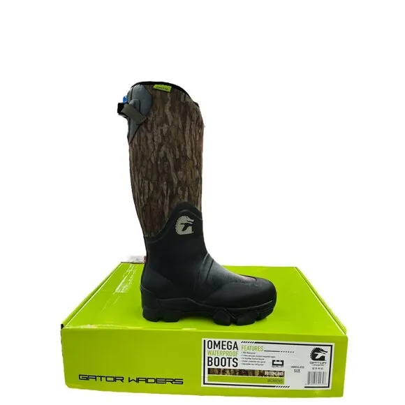 Gator Waders Women's Omega Uninsulated Mossy Oak Bottomland Waterproof Boots