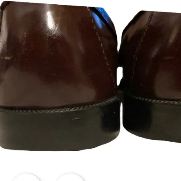 G.H. Bass &amp; Co. Leather Tassel Slip On Loafers Men's Size 9 Burgandy