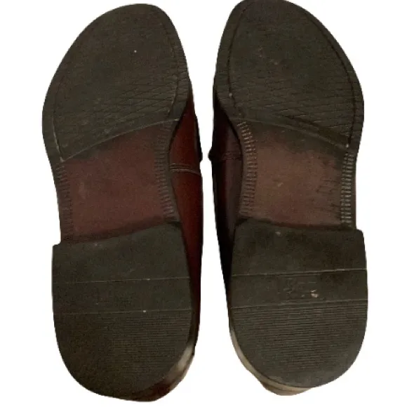 G.H. Bass &amp; Co. Leather Tassel Slip On Loafers Men's Size 9 Burgandy