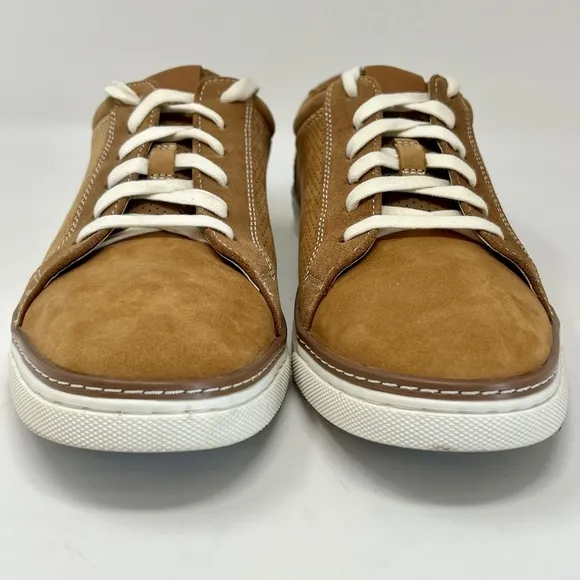 G.H.Bass &amp; Co. George men's tan leather/suede lace up sneakers size 11
