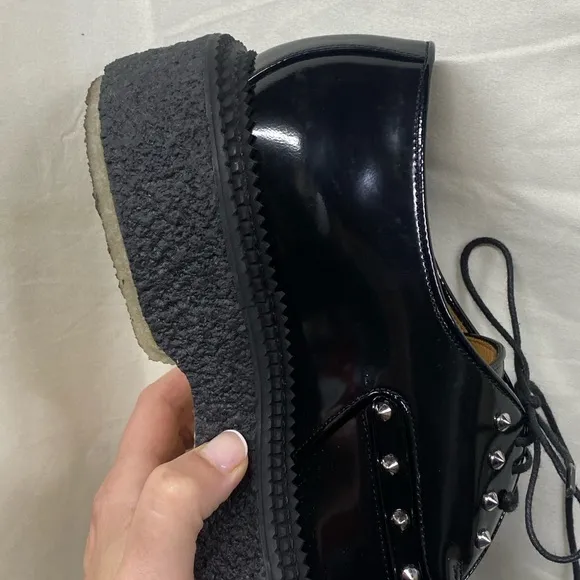 Giambattista Valli x H&amp;M Leather Creepers Loafers size 10