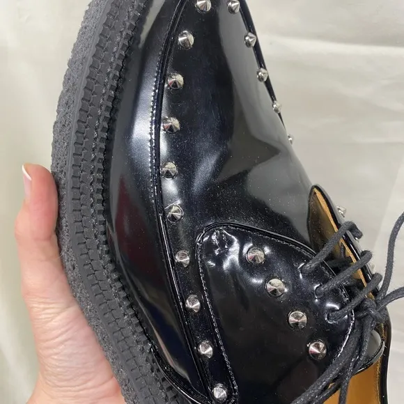 Giambattista Valli x H&amp;M Leather Creepers Loafers size 10