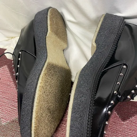 Giambattista Valli x H&amp;M Leather Creepers Loafers size 10