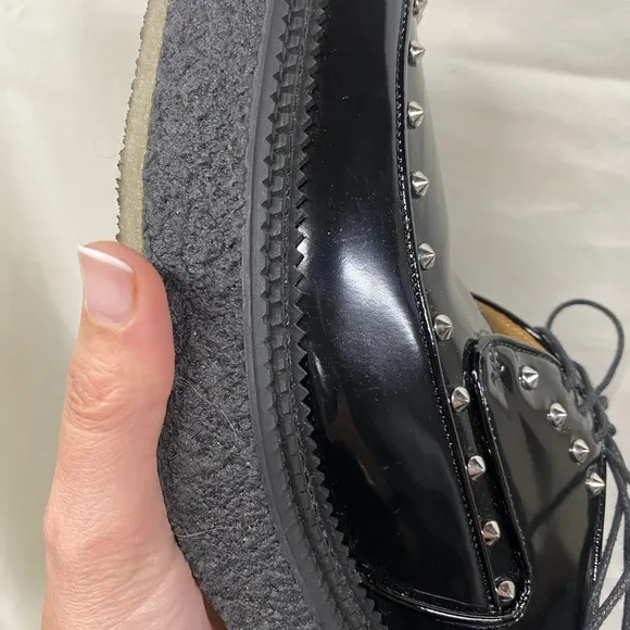 Giambattista Valli x H&amp;M Leather Creepers Loafers size 10
