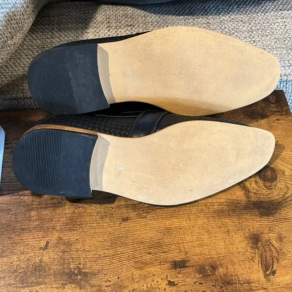 Gino Vitale Navy Loafers