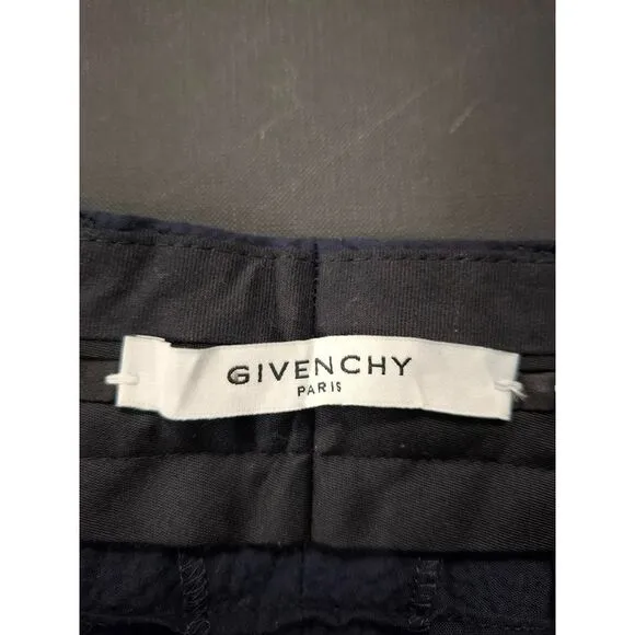Givenchy Bermuda Shorts in Navy Blue Cotton