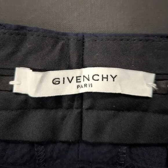 Givenchy Bermuda Shorts in Navy Blue Cotton
