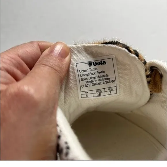 GOLA Orchid II Safari Sneakers in Cheetah Tiger 7