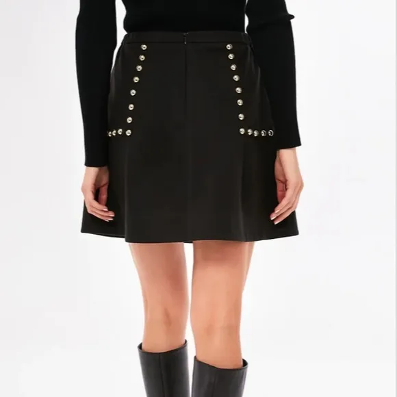 Gold Stud Mod Mini SkirtTUCKERNUCK