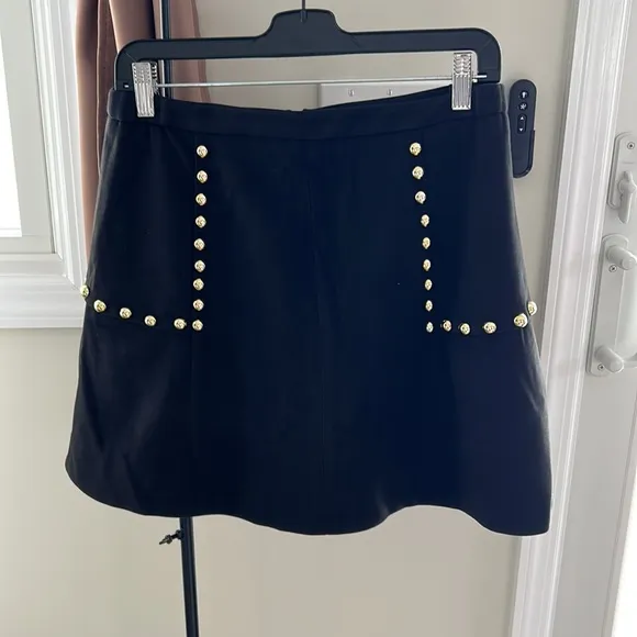 Gold Stud Mod Mini SkirtTUCKERNUCK