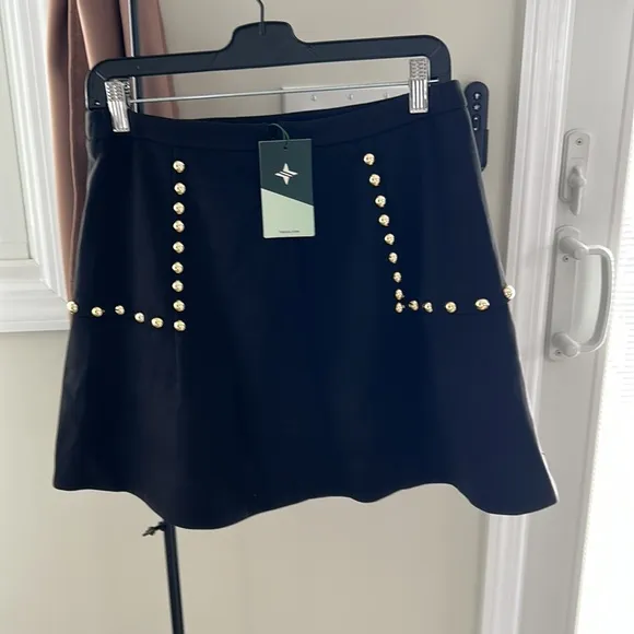 Gold Stud Mod Mini SkirtTUCKERNUCK