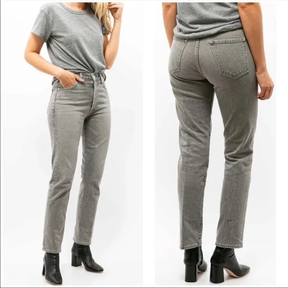 Goldsign The Benefit Jeans Grey Wash Size 24 NEW