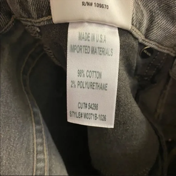 Goldsign The Benefit Jeans Grey Wash Size 24 NEW