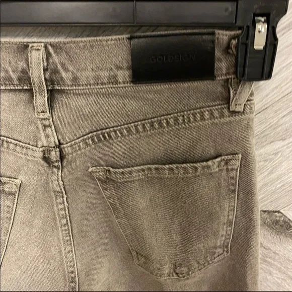 Goldsign The Benefit Jeans Grey Wash Size 24 NEW
