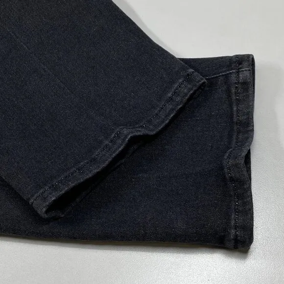 Good American Women's Good Legs Straight Jeans Black Size 8/29 Mid Rise
