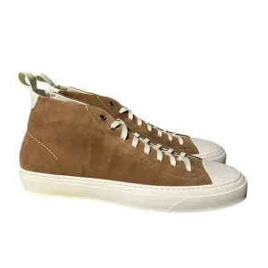 Good Man Brand Mens 13 Brown Legacy Hi Top Sneakers Snuff/Natural Italy Suede