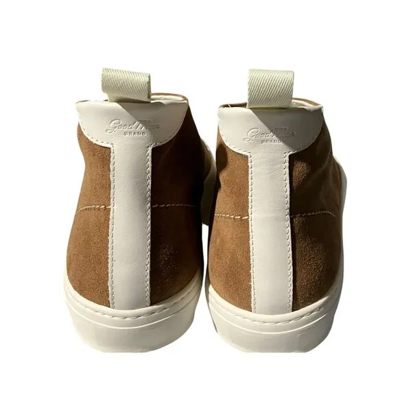 Good Man Brand Mens 13 Brown Legacy Hi Top Sneakers Snuff/Natural Italy Suede