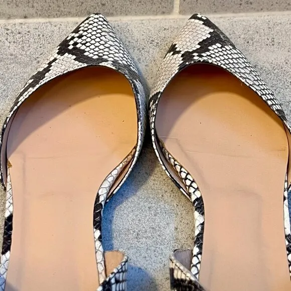Gravitypope Woman's Convertible Snakeskin Flats Size 9 (40)