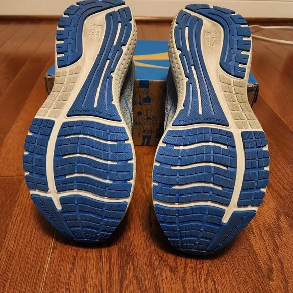 GREAT DEAL: Brooks Men's Glycerin 19 Quarry/Grey/Dark Blue Sneakers - Size 9