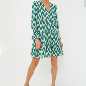 Green Ikat Kenzo DressPOMANDER PLACE