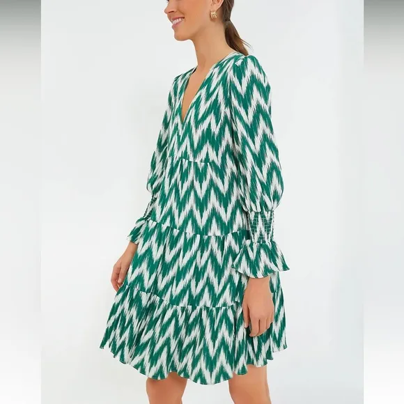 Green Ikat Kenzo DressPOMANDER PLACE