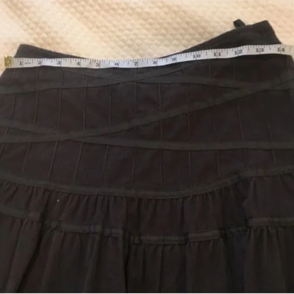 Grey Corduroy Full Circle Skirt Size Small