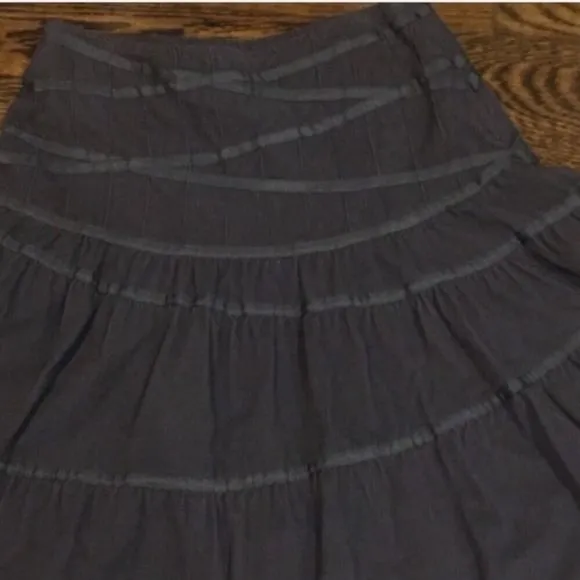 Grey Corduroy Full Circle Skirt Size Small