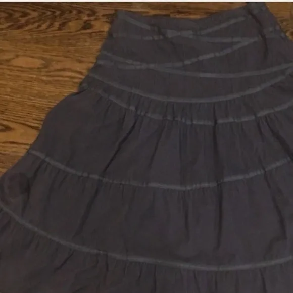 Grey Corduroy Full Circle Skirt Size Small
