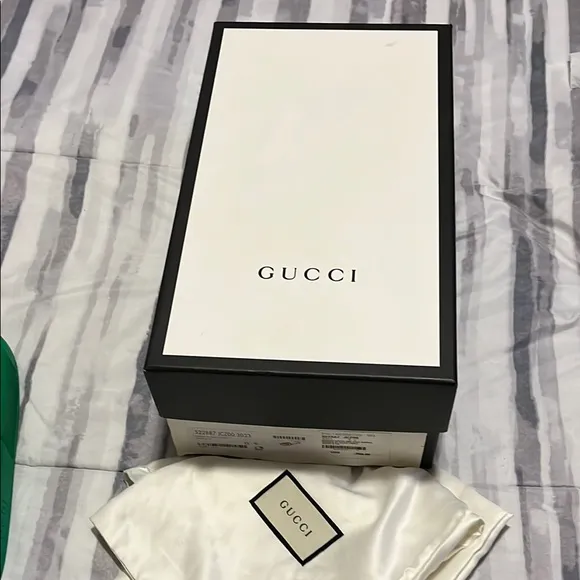 Gucci Vibrant Green Slides