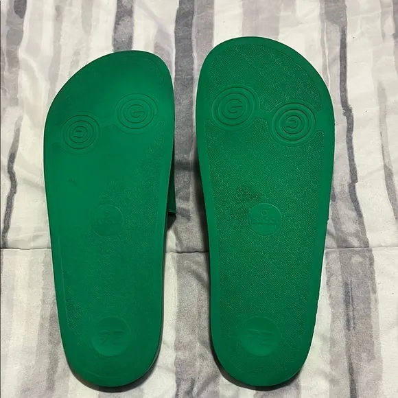 Gucci Vibrant Green Slides