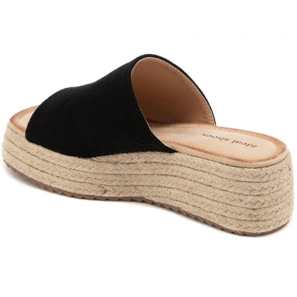 Hailey plateau sandaler 5937 - Black