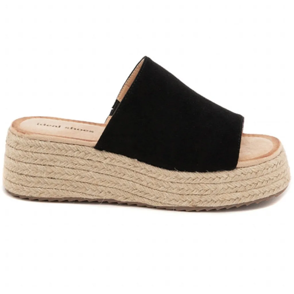 Hailey plateau sandaler 5937 - Black