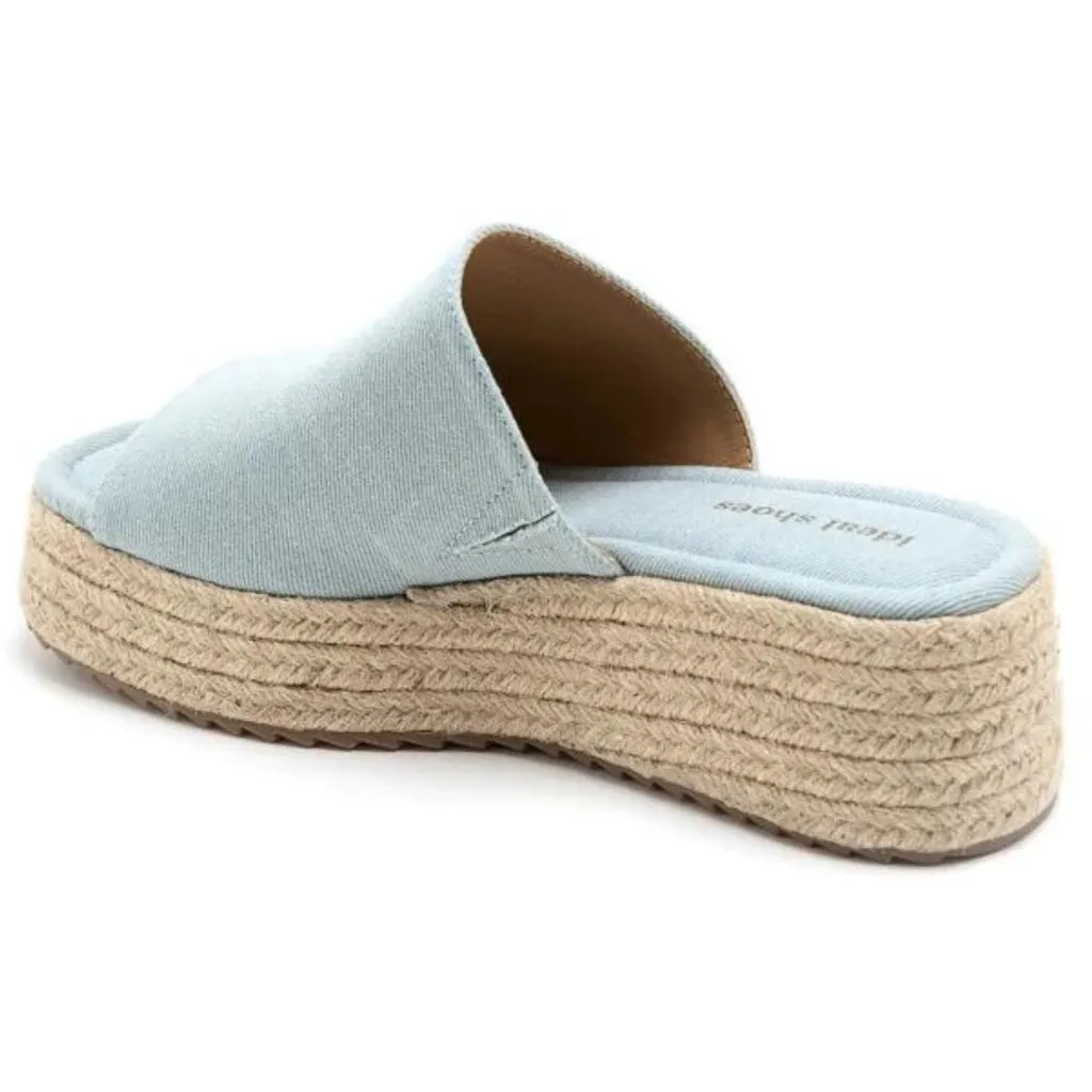 Hailey plateau sandaler 5937 - Jeans