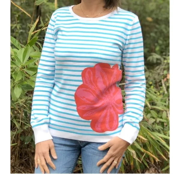 Haley and the Hound Crew Neck Cotton Sweater