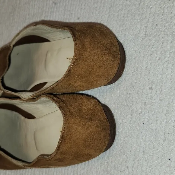 Henry Beguelin tan suede leather loafers sz 38.5 - 8.5