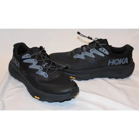 Hoka Men's Transport Running Athletic Sneakers BBLC BLACK SZ 12.5 NIB