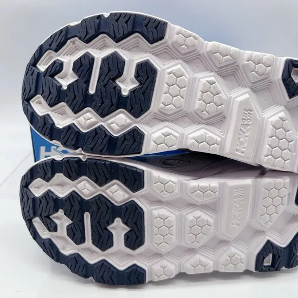 Hoka One One Clifton L Walking Running Shoe Cosmic Gray/Varsuty Navy Womens US 9