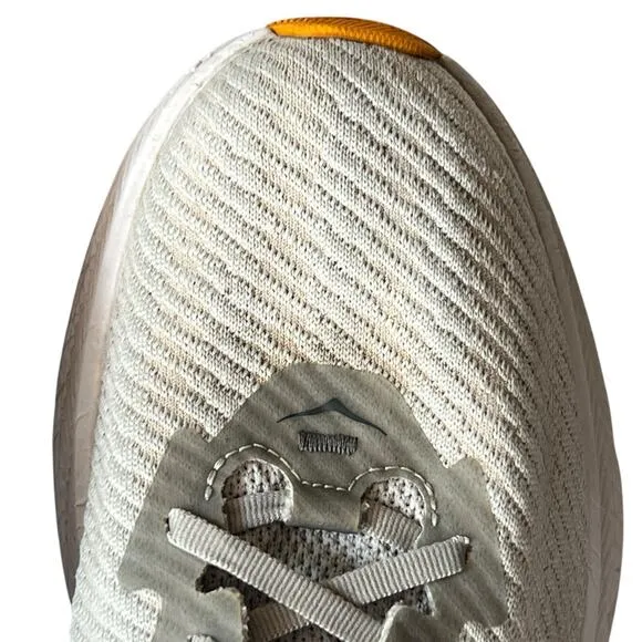 Hoka One One Solimar Mens 11.5 Gray Yellow Running Shoes Techwear Gorpcore READ