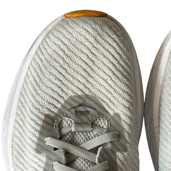 Hoka One One Solimar Mens 11.5 Gray Yellow Running Shoes Techwear Gorpcore READ