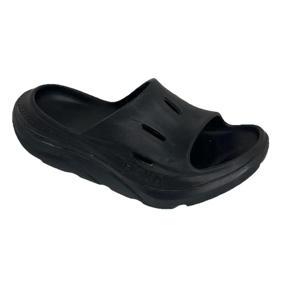 HOKA ONE Ora Recovery Slide 3 Slides Black Womens Size 8